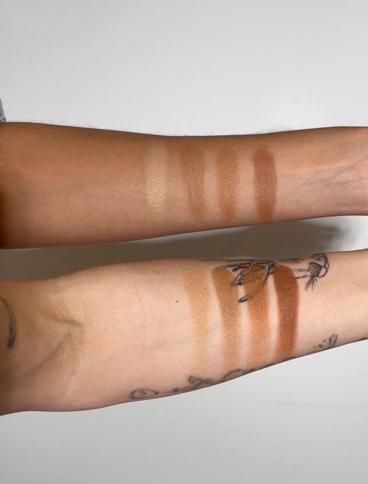 Swatching all Infinity bronzer shades