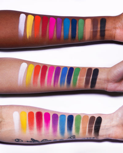 Color palette swatches